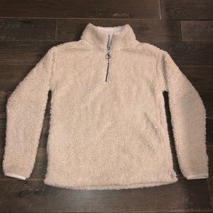 Soft Sherpa sweatshirt. Creamy white, very soft